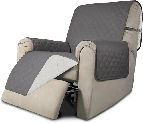 Miniatura 244 de Easy-Going - Funda para sofá, futón y sillón sin reposabrazos, reversible, resistente al agua, para mascotas y niños (azul oscuro/azul claro)