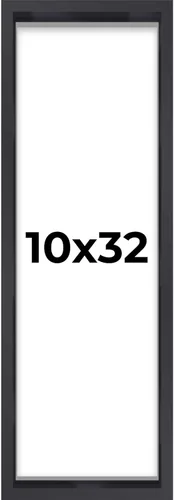 Miniatura 103 de Marco contemporáneo de caja de sombra negra de 14 x 25 pulgadas, profundidad de espacio utilizable, tamaño interior 14 x 25 o 25 x 14 pulgadas
