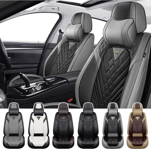 Miniatura 15 de Fundas de Asiento de Coche para Nissan Murano 2003-2026, Funda de Asiento Completa de Piel Nappa Impermeable, Protector de Asiento Automotriz