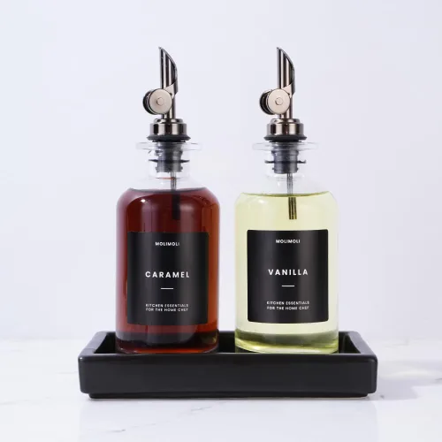 Miniatura 16 de Molimoli Botella Dispensadora de Aceite de Oliva para Cocina, Dispensador de Jarabe de Café con Dosificador Ponderado, Dispensador de Botella