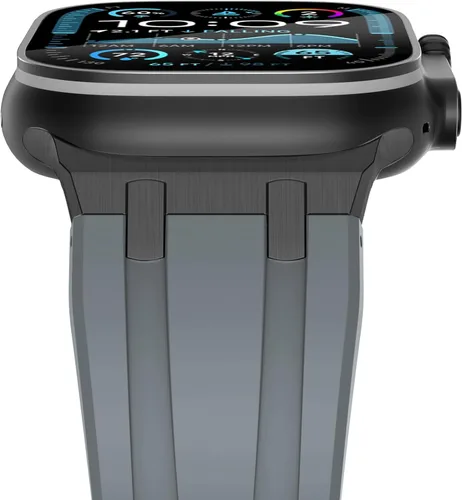 Miniatura 17 de NewWays AP - Correa de lujo para Apple Watch Ultra de 1.929 in 1.811 in 1.772 in 1.732 in 1.654 in 1.614 in 1.575 in 1.496 in para hombres