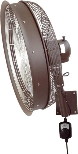 Miniatura 2 de HydroMist F10-14-006 - Ventilador oscilante de pared (24 pulgadas), F10-14-023 Plata