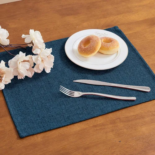 Miniatura 49 de Mantel rectangular de 71 x 55 pulgadas, lino sintético, sin arrugas, impermeable, color beige, para campamento, graduación, rectangular, para Lino