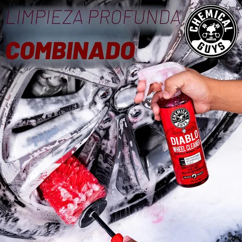 Miniatura 5 de Chemical Guys Diablo - Aerosol limpiador de ruedas, paquete de 2 botellas de 16 onzas, seguro en todos los acabados de ruedas y llantas, fórmula