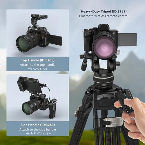 Miniatura 7 de SmallRig Control remoto inalámbrico para cámara Sony para Canon, para Sony A7 V, A7R V, A7R IV, A7R III, A7S III, A7 III, A7 III, A6700, FX3, A7C