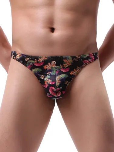 Miniatura 2 de IKINGSKY Ginkgo Biloba - Tanga elástica para hombre con espalda en T