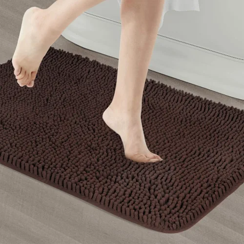 Miniatura 20 de Alfombras de baño Secura, 47 x 28 pulgadas, extra suaves y gruesas, alfombra de baño absorbente de agua, lavable a máquina, alfombras de baño Azul