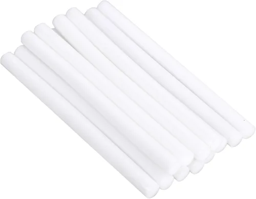 Miniatura 5 de HUIHUIBAO 12 barras de pegamento caliente de colores, mini pegamento adhesivo termofusible para manualidades, 0.276 x 3.937 in, negro