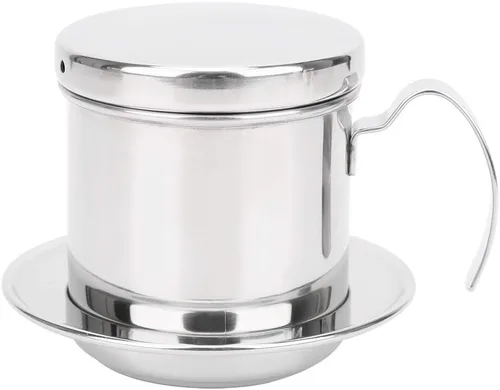 Miniatura 3 de Cafetera de goteo vietnamita, con pantalla de filtro fino, cafetera vietnamita vietnamita, filtro de goteo simple, la mejor opción de regalo