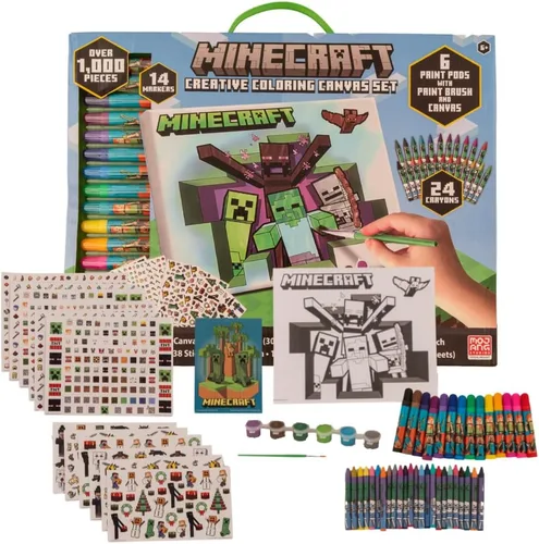 Miniatura 14 de Innovative Designs Cocomelon - Set de pintura y actividades creativas con lienzo para colorear para niños, más de 1000 piezas