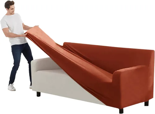 Miniatura 240 de Funda para Sofá de Terciopelo, Fundas Elásticas para Sofá para Funda Principal Separada/Respaldos y Cojines de Asiento, Funda para Sofá, para Fundas