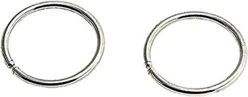 Miniatura 23 de Aretes de aro dorados y plateados para cartílago, nariz, tabique, oreja, hélix, tragus, joyería para mujer, hipoalergénicos, pequeños aros