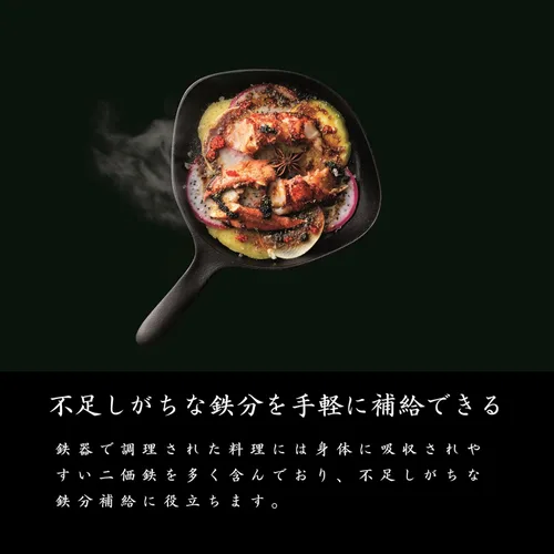 Miniatura 2 de Sori Yanagi Nanbu - Sartén de aceite con diseño simple y alta practicidad, fabricada en Japón, tapa de hierro y mango incluidos, compatible