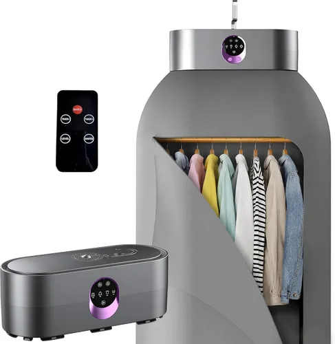Miniatura 8 de Secadora de ropa portátil, secadora de viaje plegable para hasta 12 prendas Includes Portable dryer for clothes, remote control, compact foldable