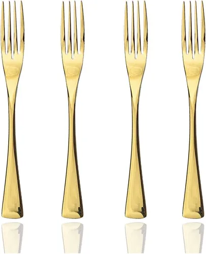 Miniatura 35 de JASHII Juego de cubiertos de 20 piezas de acero inoxidable multicolor para 4, utensilios de comida, incluye tenedores, cuchillos, cucharas, aptos