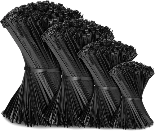 3000 bridas para cables resistentes a granel, bridas de nailon autobloqueantes para plantas, jardinería, agricultura, rejilla, valla de pared para