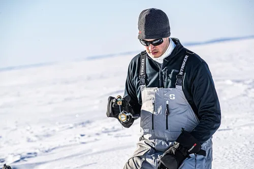Miniatura 3 de Striker ICE Apex Baberos de pesca impermeables cálidos para hombres con aislamiento Primaloft