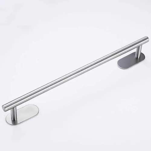 Miniatura 2 de Toallero autoadhesivo de 20 pulgadas para montar en la pared, acero inoxidable, pulido, para baño, cocina, sin taladro, mate, moderno, decoración