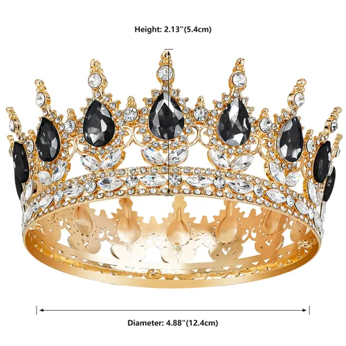Miniatura 6 de Aprince Corona y Tiara Tiaras de Cristal
