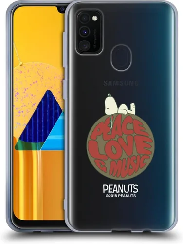 Miniatura 318 de Head Case Designs Funda de gel Woodstock 50th con licencia oficial de Peanuts Snoopy Guitar 1969 [protección de grado militar] compatible