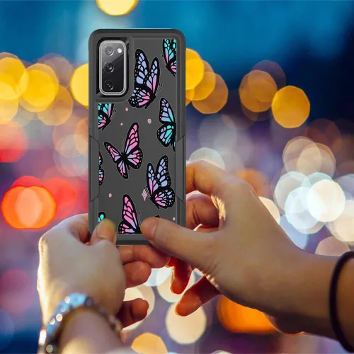 Miniatura 7 de Funda para teléfono Galaxy S20 FE 5G, funda de mariposa para Samsung Galaxy S20fe, funda resistente para Samsung S20 FE 5G/4G, funda protectora
