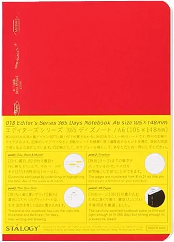 Miniatura 12 de Nitoms S4111 STALOGY - Cuaderno, A5, Cuadrado, 1/2 Oreja, Amarillo