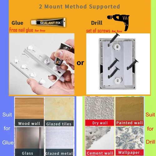 Miniatura 6 de Tendedero retráctil para exteriores e interiores, resistente de acero inoxidable ajustable con cuerda de secado de alambre con funda de ABS + 1