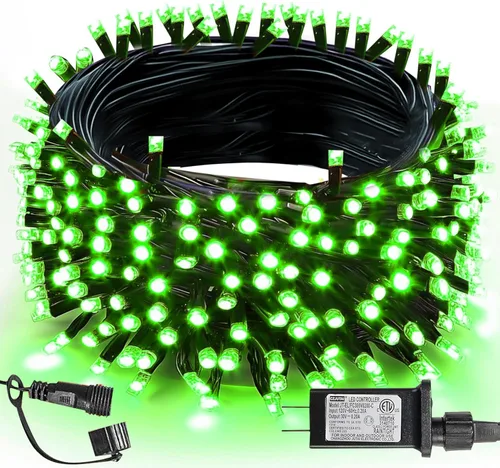 Miniatura 37 de TW SHINE - Luces de Navidad que cambian de color, 200 luces LED RGB de 66 pies, luces de Halloween para exteriores con control remoto, impermeables