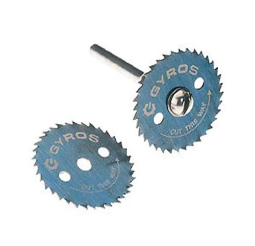 Miniatura 8 de Gyros Mini hoja de sierra circular, dientes gruesos de 1 ½ pulgadas de diámetro con 44 dientes por pulgada rápido para cortar plástico, maderas