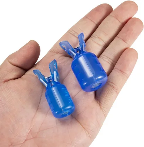 Miniatura 7 de 10 piezas de cubierta de ganchos de calamar de pesca, cubierta de gancho de pesca de PVC, funda protectora de gancho de calamar, tapas de seguridad