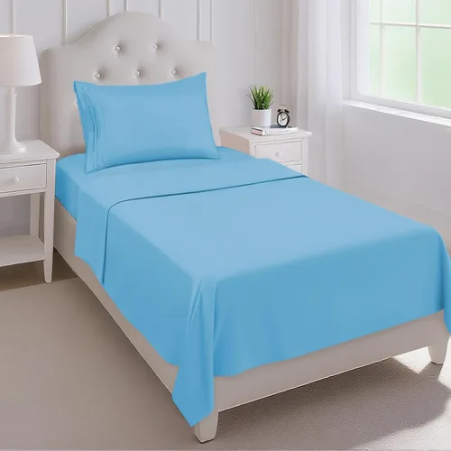 Miniatura 30 de Mejoroom Juego de sábanas de tamaño King – Sábanas y fundas de almohada de ropa de cama 1800 de lujo para hoteles – Sábana bajera con bolsillo
