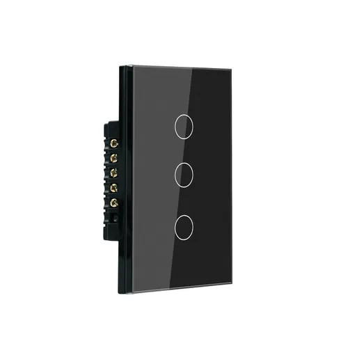 Miniatura 10 de Interruptor de luz inteligente de 4.65 x 2.83 x 1.34 pulgadas, necesita cable neutro, interruptor táctil Wi-Fi de 2.4 GHz, funciona con Smart