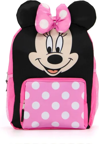 Miniatura 8 de DIBSIES Mochila de personajes con licencia personalizada 16 pulgadas Minnie Mouse Mochila