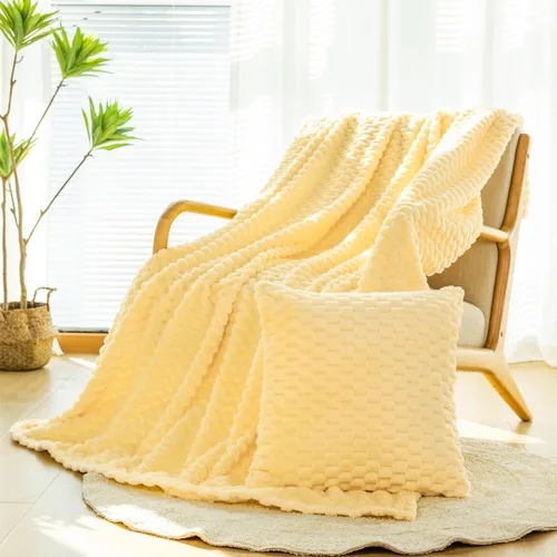 Miniatura 11 de Bnuitland - Manta de franela verde con estampado de frutas (50x40 pulgadas), 300 GSM, manta de forro polar cálida, suave y ligera para cama o sofá
