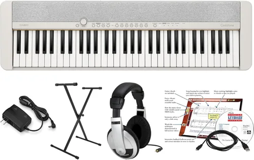 Miniatura 11 de Casio Casiotone CT-S1 – Teclado retro sensible al tacto de 61 teclas Diseño elegante y portátil para principiantes y profesionales Piano de cola