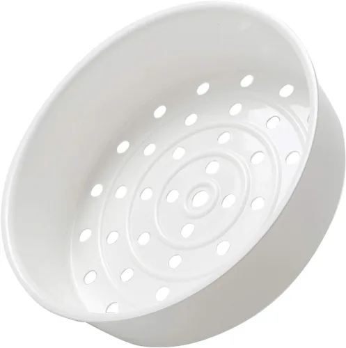 Miniatura 4 de YiZYiF Cesta de vapor de plástico para cocinar arrocera y calentador de utensilios de cocina, color marfil, 3L