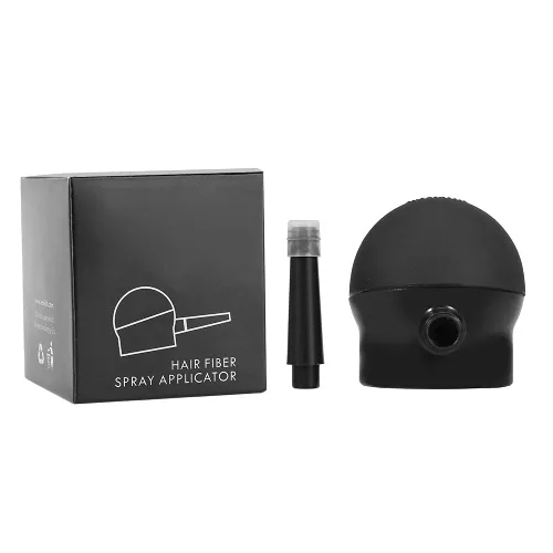 Aplicador de fibra capilar Aplicación en aerosol Atomizador espesar adelgazamiento o cabello calvo para hombres y mujeres, construcción de cabello