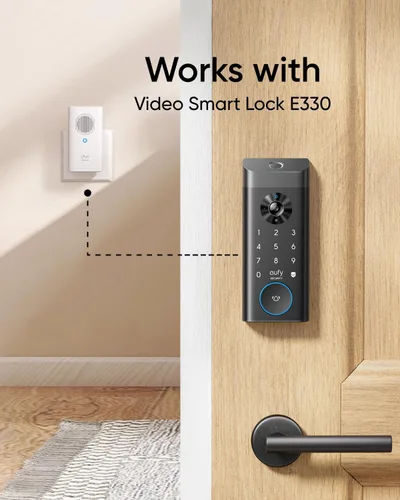 Miniatura 9 de eufy Security Timbre de video C30 con timbre adicional, alimentado por batería, 2K FHD, vista ampliada 16:9, fácil instalación, videollamada