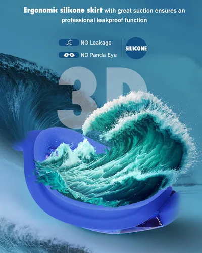 Miniatura 3 de Aegend - Gafas de natación de 2 unidades, gafas de natación para niños, niños y niñas de 3 a 14 años Azul y verde claro