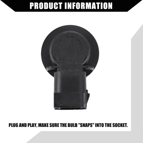 Miniatura 7 de No.68226719AA Juego de enchufes para luz de señal indicadora para Jeep Wrangler JK JKU 2007-2018 para Dodge para Ram 1500 2009-2010 / Enchufe
