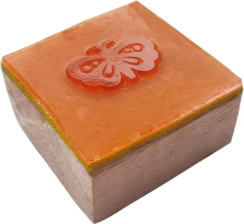Miniatura 40 de Royal Kraft Sello de goma de madera espiral - Impresión de bloques de bricolaje en papel, tela, henna Rtag020