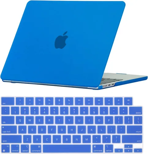 Miniatura 33 de Se7enline Compatible con MacBook Air 2025 2024 2023 de 15 pulgadas M4 M3 M2 Funda rígida para laptop Mac Air de 15.3 pulgadas M4 M3 M2 Chip