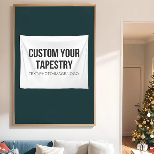 Misnest Tapiz personalizado, fotos personalizadas, texto para el hogar, dormitorio, fiesta, sala de estar, telón de fondo, horizontal, 37 x 29