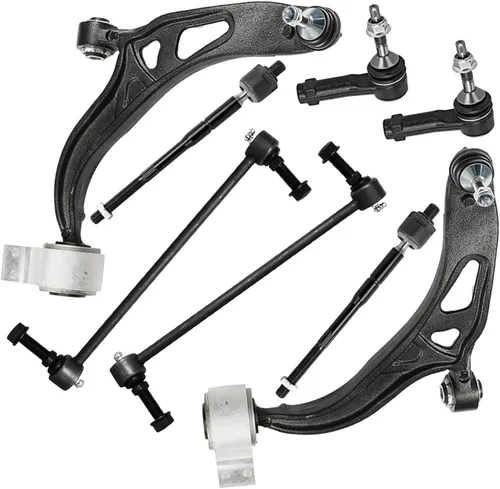 Miniatura 114 de Detroit Axle - Kit de brazos de control de extremo delantero de 8 piezas para Dodge Dakota 00-04, Durango 00-03, 4 brazos de control superior e