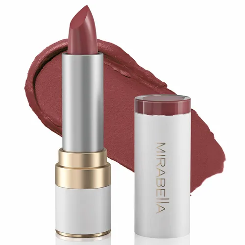 Miniatura 6 de Mirabella Sealed with a Kiss - Lápiz labial hidratante de cobertura completa, ricamente pigmentado, ultra cremoso, hidratante y a base de minerales