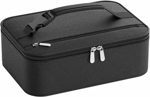 Lonchera pequeña aislada para mujeres y hombres, lonchera Bento para niños, bolsas térmicas compactas portátiles para enfriar comidas con asa de