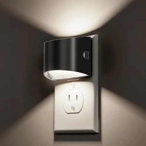 Miniatura 19 de L LOHAS LED - Luces nocturnas enchufables en la pared con 3CCT ajustable (1600K/3000K/5000K), luz nocturna de 1W enchufable en la pared, sensor