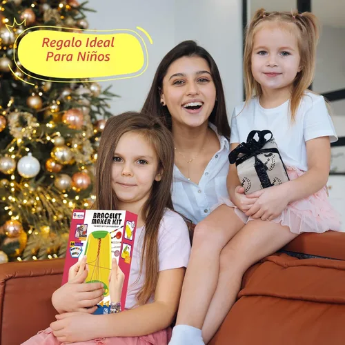 Miniatura 6 de Maynacs Arte y manualidades para niños de 8 a 12 años, kit de fabricación de pulseras de amistad para niñas, kit de fabricación de joyas para niños
