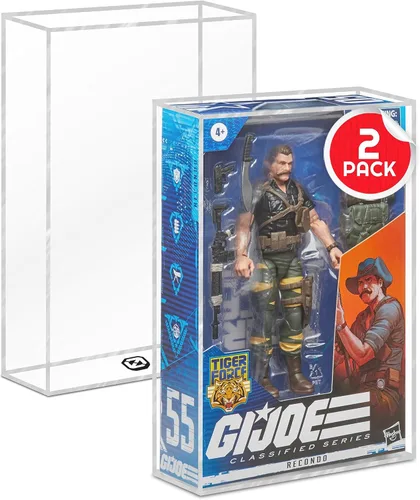 Miniatura 9 de EVORETRO Estuche de exhibición para figuras de acción Compatible con Hasbro Star Wars 2020 Serie Negra Caja inclinada para figuras de acción de 6