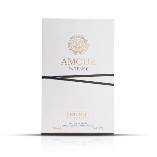 Miniatura 4 de INTENSE ELITE Amour Intense - Perfume de larga duración para mujeres y hombres, 3.4 fl oz (3.4 onzas), Eau De Parfum con Pimento, Rosa y Azafrán